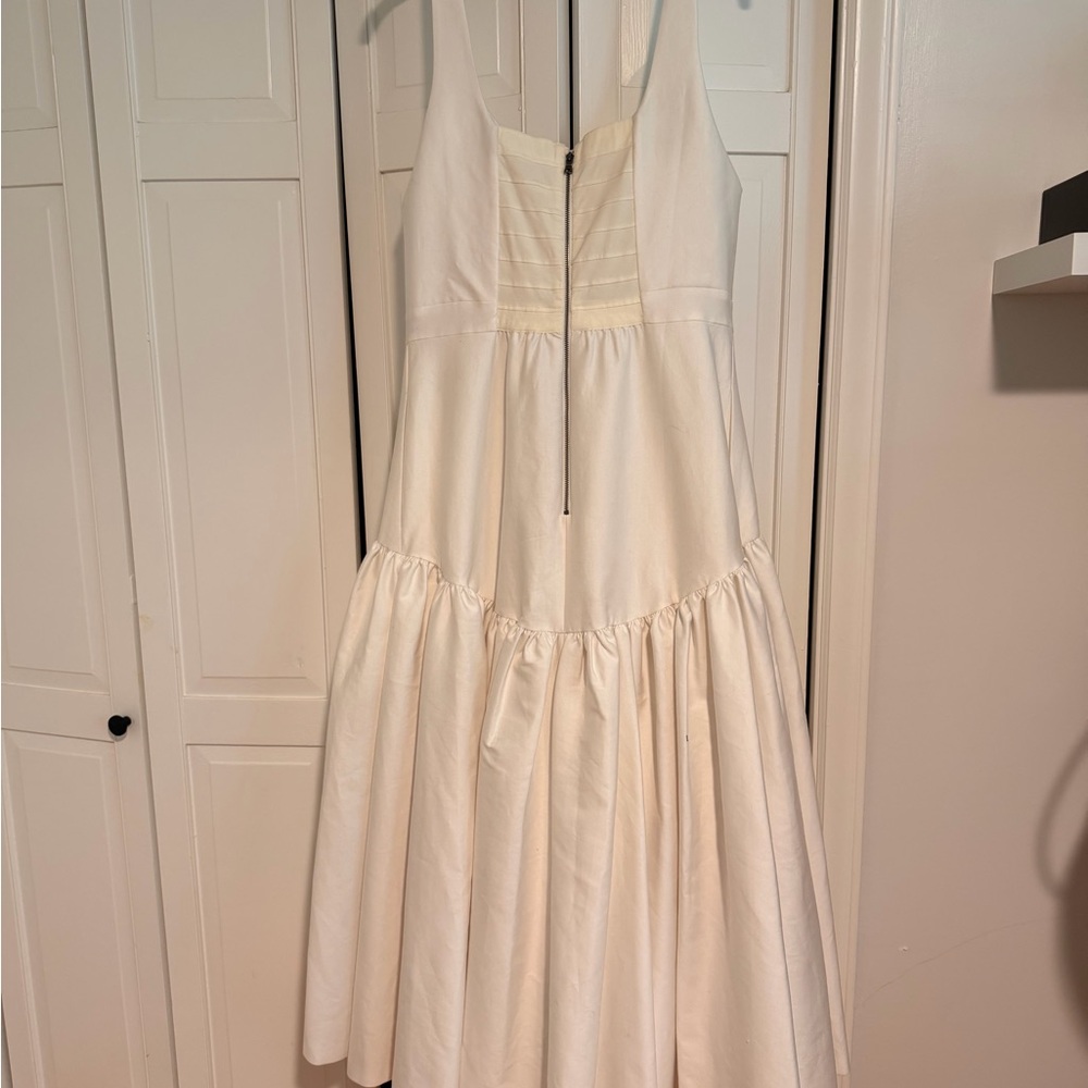 Alice + Olivia Cream Diana Midi Dress - Picture 3 of 5